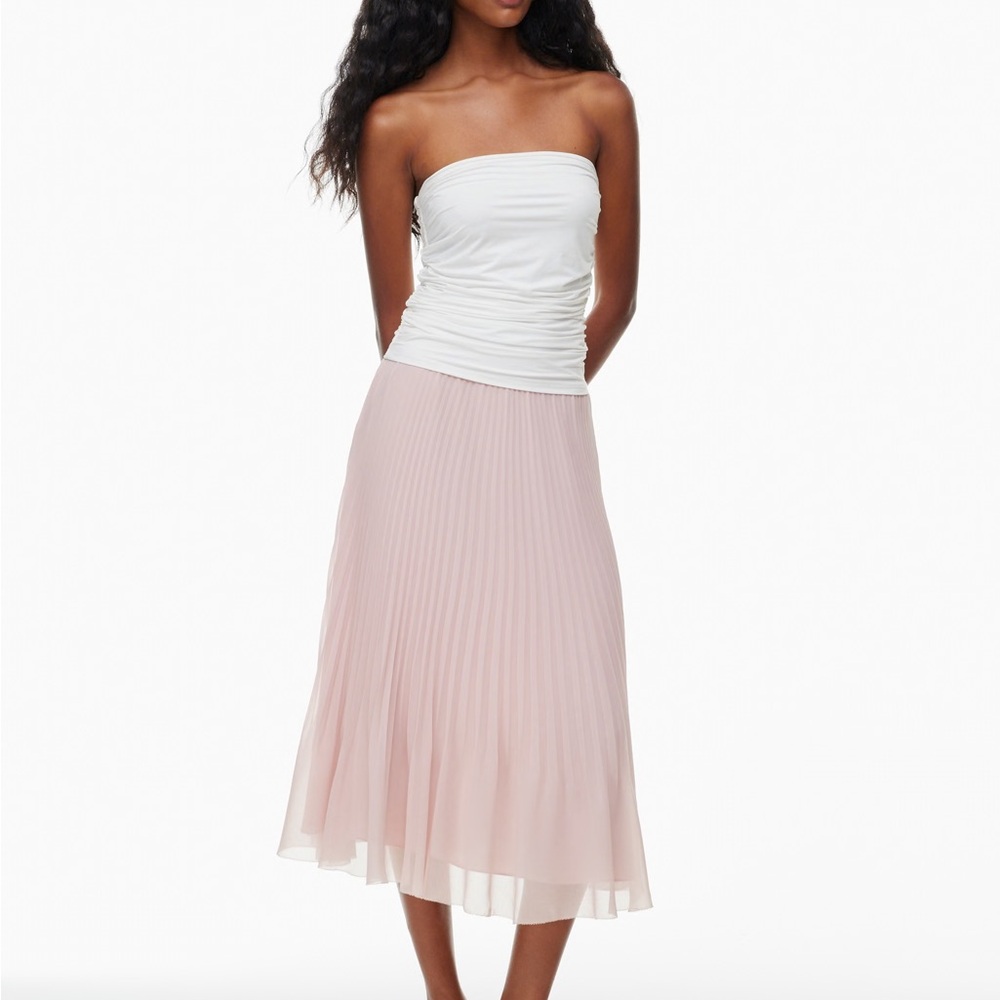 Aritzia - Wilfred Twirl Pleated Chiffon Skirt